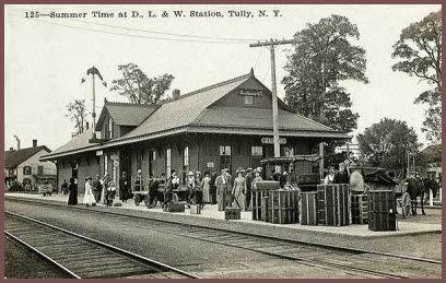 Tully Train Depot, 1910